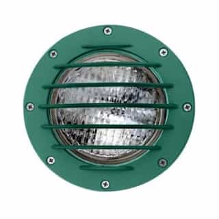 9W LED Round Adj In-Ground Well Light w/ Grill, PAR36, RGBW Lamp, GN