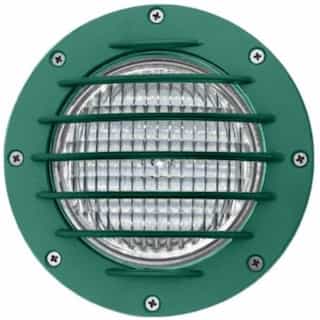 Dabmar 4W LED Well Light w/ Grill, In-Ground, PAR36, Green