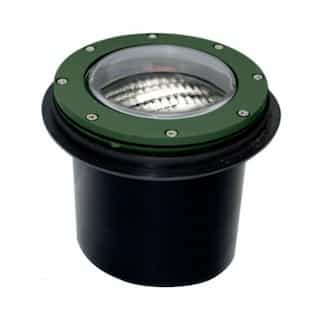 9W LED 4.8-in Round Adj In-Ground Well Light, PAR36, RGBW Lamp, GN