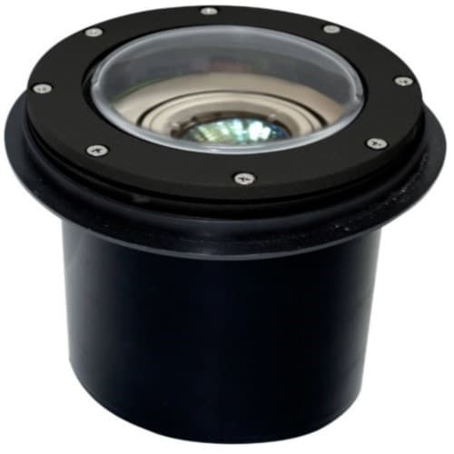 Dabmar 9W Adjustable LED Well Light Fixture, In-Ground, PAR36, Black
