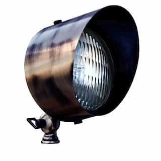 6W Directional LED Flood Light w/Hood, Copper