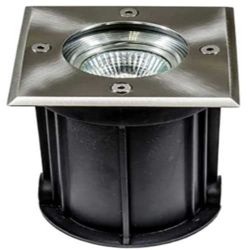 3W In-Ground LED Well Light, Square Top, Stainless Steel