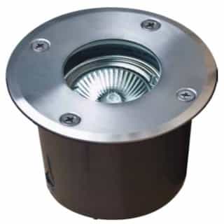 Dabmar 3W In-Ground LED Well Light, Round Top, Stainless Steel