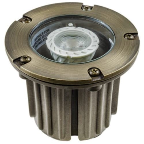 3W Adjustable LED Well Light, In-Ground, MR16, Bronze