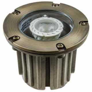 7W Adjustable LED Well Light, In-Ground, MR16, Bronze