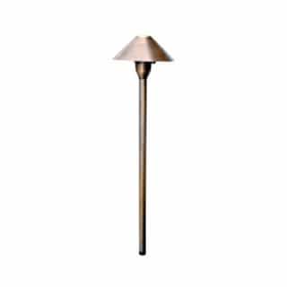 Cone Top Open Lamp Path & Walkway Light w/ 1.5-in NPT w/o Bulb, ABS