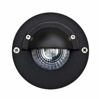 Dabmar 3W LED In-Ground Well Light w/ Eyelid, 12V, 2700K, Black