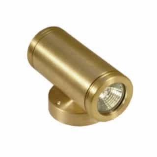 Surface Mount Step & Wall Light w/o Bulb, Up & Down, 12V, Brass