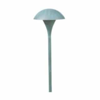 Dabmar 3W LED LG Mushroom Top Path & Walkway Light, 1.5-in NPT, Amber Lamp, P