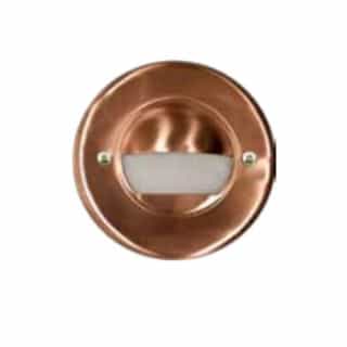 Eyeball Recessed Brick, Step & Wall Light w/o Bulb, Copper