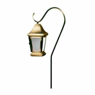 Dabmar 3W LED Hanging Lantern Path & Walkway Light, Amber Lamp, ABS