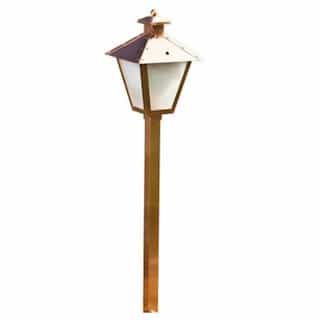Dabmar Post Lantern Path & Walkway Light w/ 1.5-in NPT w/o Bulb, Copper