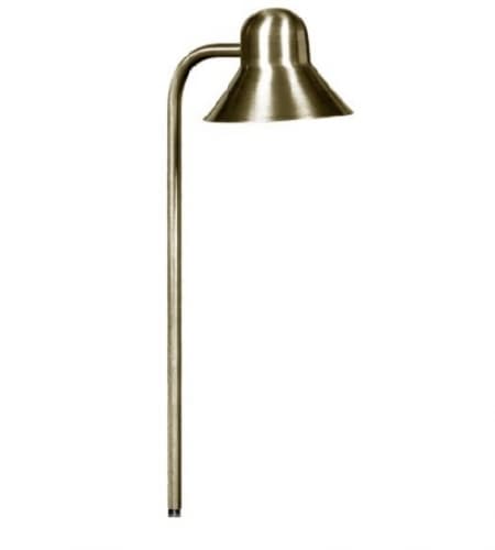 Dabmar 3W LED Path Light, Bell, Brass, 12V, Amber, Antique Bronze