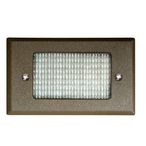 Dabmar 3W LED Step & Wall Light, Open Face, 12V, Amber, Verde Green