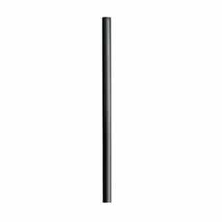 Dabmar 10-ft Steel Direct Burial Pole, Black