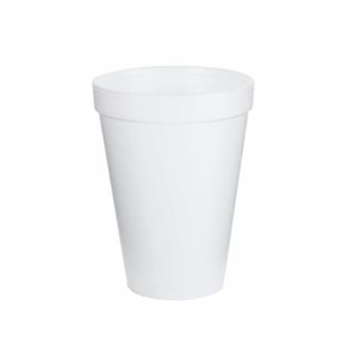 12oz Foam Cups, White