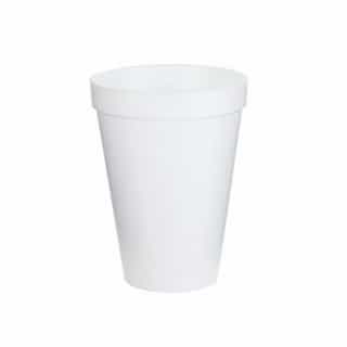 Dart 12oz Foam Cups, White