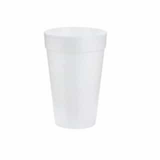 16oz Foam Cups, White