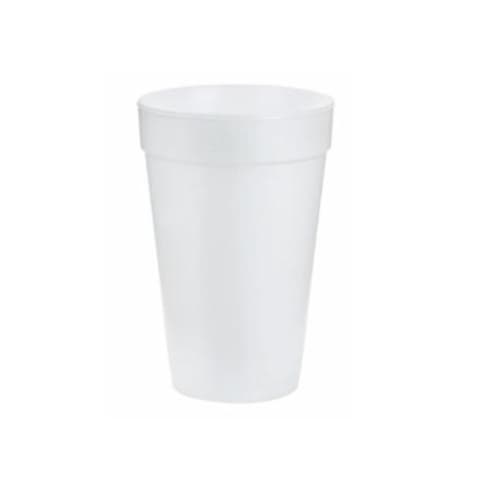 Dart 16oz Foam Cups, White