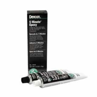 Devcon 2.5 oz Dual Tube, 5 Minute Epoxy Liquid, Colorless to Light Yellow