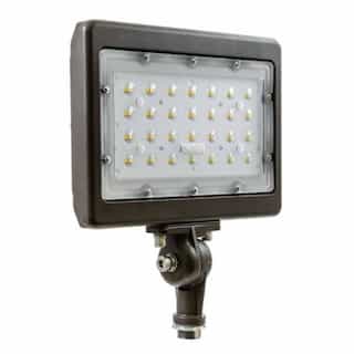 50W LED Slim Flood Light, 6250 lm, 100V-277V, 4000K, Bronze
