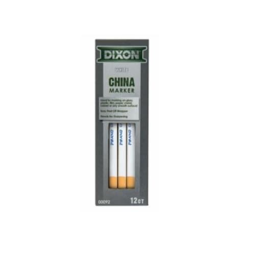 17.5-in Phano China Markers, White