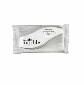 Dial Individually Wrapped White Marble Amenity 3/4 Size Bar Soap