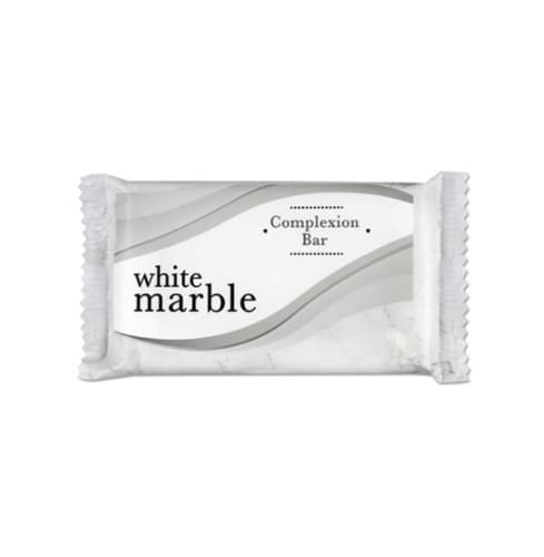 Dial Dial Individually Wrapped White Marble 1.25 oz. Complex Bar Soap
