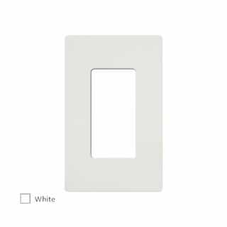 Diode LED Lutron Claro Wall Plate, White