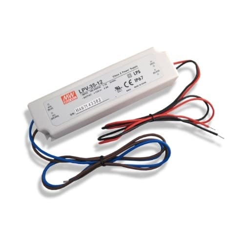 Diode LED 35W Constant Voltage LED Driver, 24V, Class 2