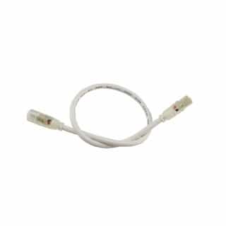 12-in Extension Cable, Male To Female, Wet Location, White, 5-Pack