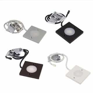 Diode LED 4W LED Undercabinet Light, Tile, Dim, 240 lm, 12V, 5000K, Aluminum