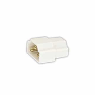 End to End Connector, Linkable, White