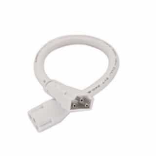 12-in Extension Cable, White