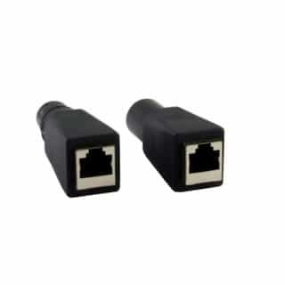 XLR-3 to RJ45 Adapter Connector Pair
