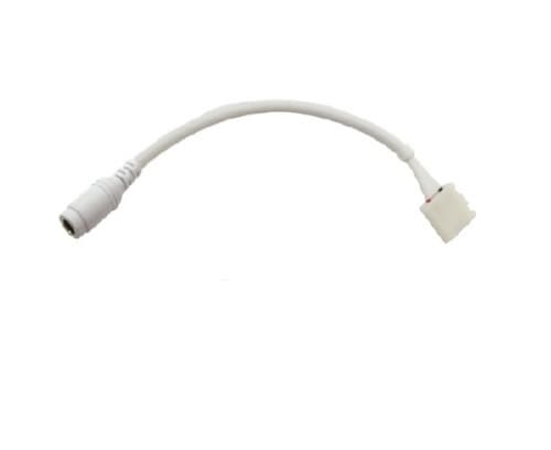 5.4-in DC Plug Connectors, White, 25 Pack