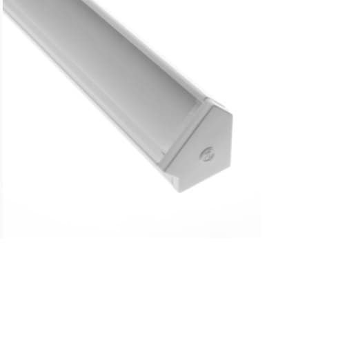 Diode LED 48-in Builder Channel, 45 Degrees, White, Bulk