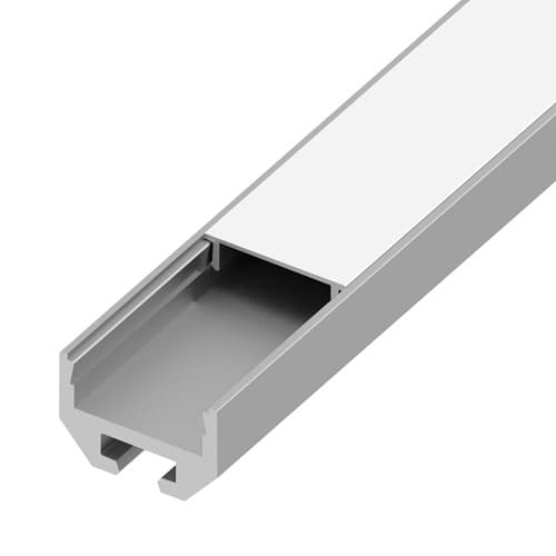 Diode LED 4-ft Square Building Channel, Aluminum