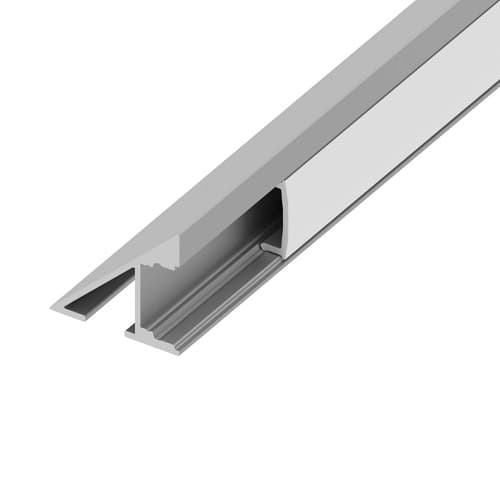 Diode LED 4-ft 90 Degree SIDEVIEW Channel w/ Cover, End Caps & Mount, Frosted