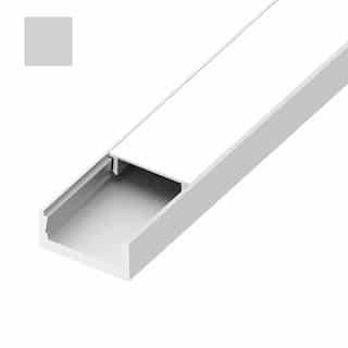 Diode LED 4-ft SLIM Channel Bundle w/ End Cap, Cover & Mount Clip, Frosted Cover