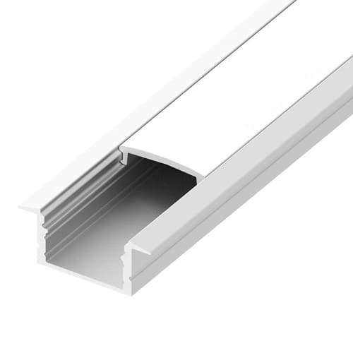 4-ft SLIM RECESSED Channel Bundle, Frosted Cover