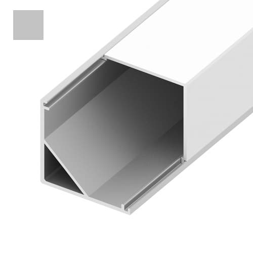 Diode LED 4-ft SQUARE Channel Bundle, Frosted Cover