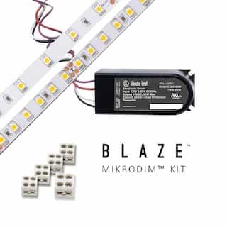 Diode LED Blaze LED Tape Light Kit w/ MikroDim Driver, 200 lm, 24V, 4000K