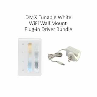 DMX Tunable Bundle Kit w/ Wall Mount Driver, Plug-In