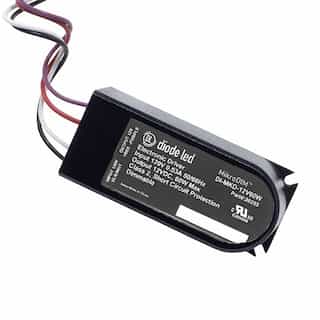 Diode LED 60W MikroDIM Dimmable Driver, .53A, 120V AC / 12V DC