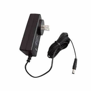 60W Plug-in Adapter, Class 2, 1A, 120V AC / 12V DC, Black