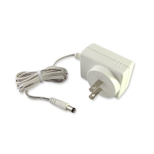 Diode LED 12W Plug-in Adapter, Class 2, 0.5A, 120V AC / 24V DC, White
