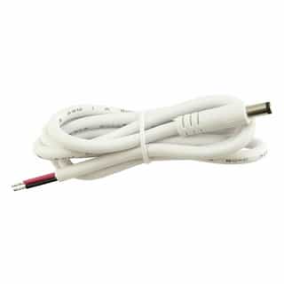 42-In Adapter Splice Cable, Male, 18/2 AWG, White, Single