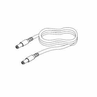 6-In PowerTRAX Extension Cable, Male to Male, 20 AWG, White