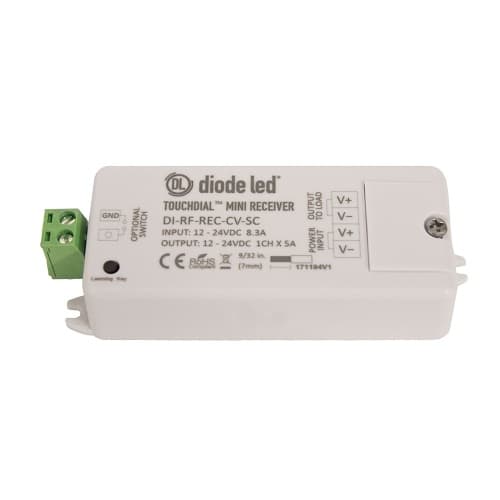 Diode 100W TOUCHDIAL Mini Receiver, Dimmable, White (Diode LED DI-RF-REC-CV-SC) | HomElectrical.com